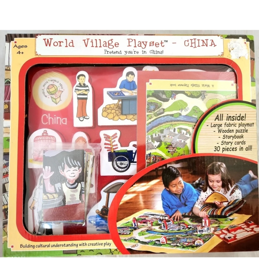 : New in box WORLD VILLAGE PLAYSET China GLOBAL ADVENTURE